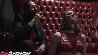 NewSensations - Blonde Skank FETISH Submissive Ashley Lane Huge Penis Deeply Gagging