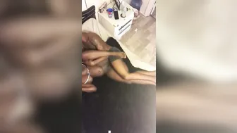 Blackette du ghetto bien laboure en levrette