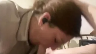 Therapist always makes me Feel so Amazingly Hot and looks more Perfect with my Dick into her Mouth