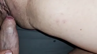 Close up Slow Posing Clitoris Leaking Snatch Rough British Penis Fucking and Cumming Cream Pie milf HD 2K