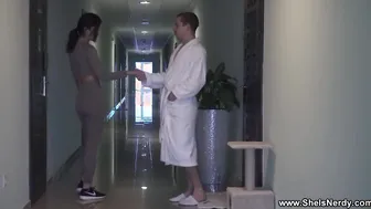 Daily porn video – She Is Nerdy - Parish - Dark Haired banged after workout