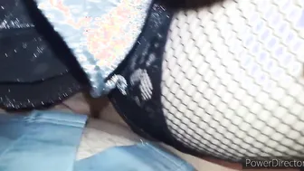 Darn its too Much - she has a Rough Time Fitting my Dick in her Throat and Cunt