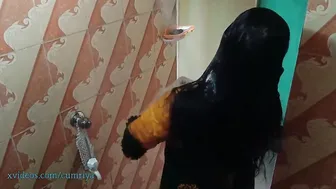 Its Shower time with Beautyfull Maid