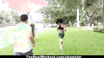 TheRealWorkout - Beauty Fitness Guru Banged During Workout