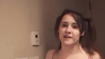 Little Step Sister Blackmails Step Brother In Watching Porn and Fucking Long