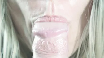 Close up Naughty Tongue Bj