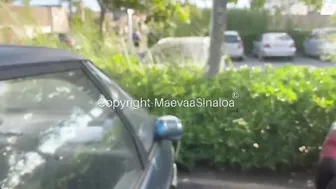 Maevaa Sinaloa - Je me Fais Baiser Squirt et me Prend Une Faciale Sur un Parking Extérieur En Outside