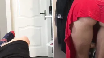 Sexy cougar jerks off to me while my father is at work.