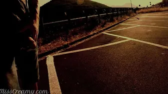 Penis flash chick caught me jerking off on street helped