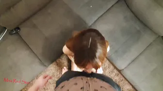 My Step Sister wants to Screwed on Couch inside her Porn Pink Underwear