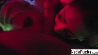 two Crazy Sexy Babes Suck a Dick inside Point of Watch