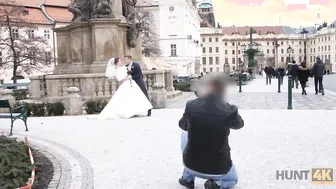 HUNT4K. Attractive Czech bride spends first night with rich stranger