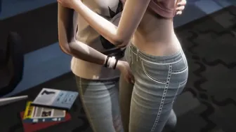 Life is Strange - Chloe and Maxine squirting orgasm - Lesbo 3D