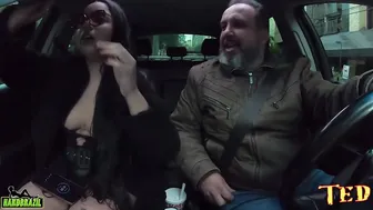 Safyra Safi the new sluts getting nude into the vehicle on the