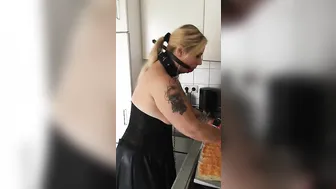 Boobies porn video – Housework and Ballgag