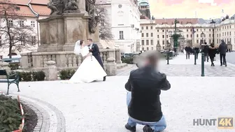 HUNT4K. Attractive Czech bride spends first night with man