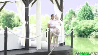 ROUGH ANAL SEX BY THE LAKE