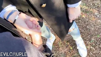 Head inside the Woods and Creampie on Nike Sneakers