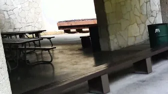 Caught Hot cougar at Park and almost gotten Caught as i Nut into her Cunt