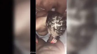 2 Freaky Bitches Sharing Lucky big black cock during Vacation