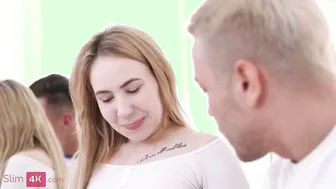 Slim4K - Bae Bombshell Bella Mur Double Penetrated