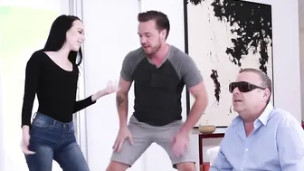Step Brother Fucks Sister Front Dad