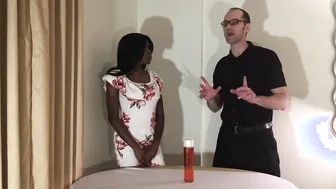 Melody Cummings - Nerdy Scientist Turns Bombshell Black TV Hostess inside Sex Robot with Nanotechnology
