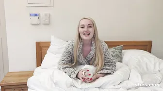 Andys Red Fingernails Circle Around her Clitoris