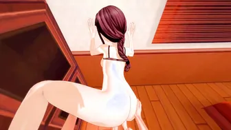 [POV] MAKIMA GETTING FUCK INTO THE BUTT - DOGGY STYLE