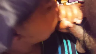 mom Blows a big black cock Properly
