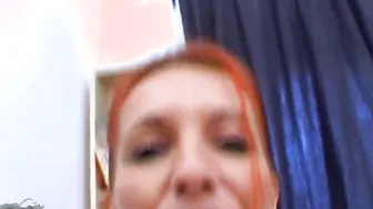 Red hair 18 with crazy hot body pounded by a older man