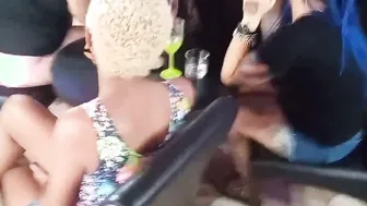 Dotado mascarado na despedida de solteira. (Chubby Boca de veludoBárbara lionessAlice cakesNicoli