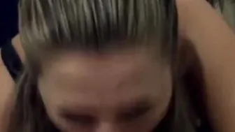 Chubby Blonde Wifey doing the sixty-nine Bj and Jizzed