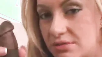 Cuckold Interracial big black dick Cumshot Eating Cutie Ex-Wife Fucks Huge African Penis and Hubby Eats Creampies Sex