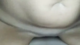 Soak snatch plays and riding a gigantic rough penis