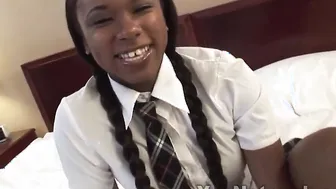 Huge Tit College Ebony sluts loves to plowed inside pov Movie