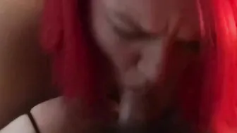 Deepthroating Daddy while my girlfriend Plays with my Bluetooth Dildo from two.five Hours away
