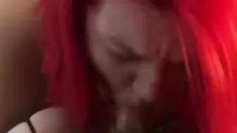 Deepthroating Daddy while my girlfriend Plays with my Bluetooth Dildo from two.five Hours away