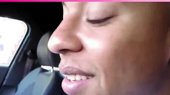 Ebony man bangs white woman into vehicle - almost caught : CHRYSTAL