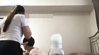 Married Hispanic Strokes Lady Give into to Monster Penis Part1