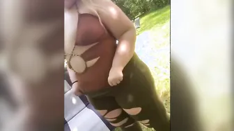 GIGANTIC JUICY BUTT BLONDE BBW (E K) Part one