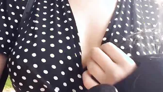 Boobwalk: Polka Dot Dress