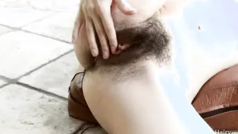 Irresistible bushy Selena into brown cushion