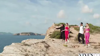 VIXEN Slim red head Lottie has passionate affair on vacay