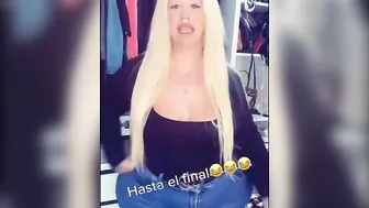 FAT BOTTOMED BLONDE HISPANIC with WIDE HIPS pt one