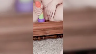 Having Fun with my Toy into the Closet