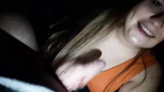 Stepsister loves to suck her brothers penis before going to