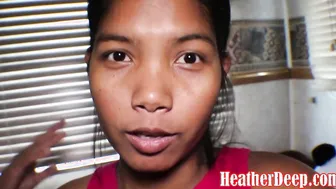 Thai 19 Yo eastern Heather Deep give Deep Throat Creamthroat before Bed Time