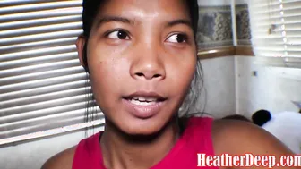Thai 19 Yo eastern Heather Deep give Deep Throat Creamthroat before Bed Time