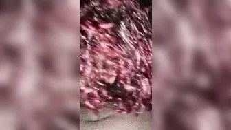 Nut into her Throat
